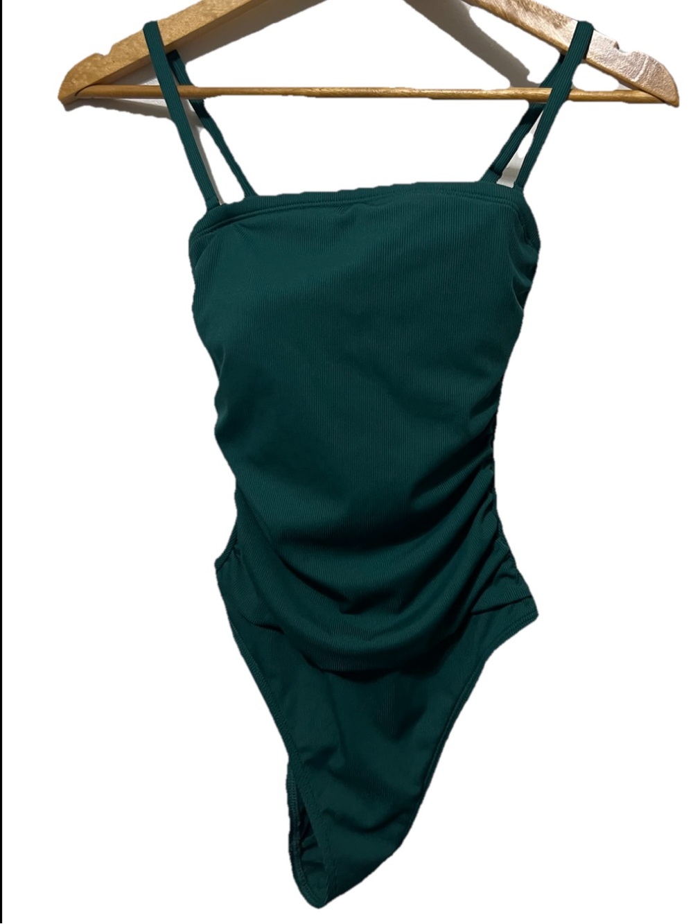 Women’s Teal Blue/Green and Gold One Piece Tube Top swimsuit Shade & Shore